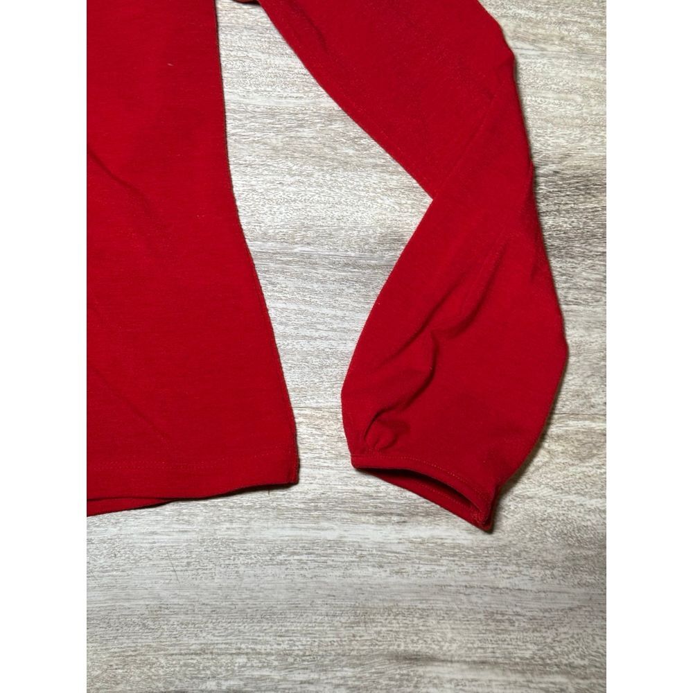 Y2K Esprit red long sleeve woman's top size medium - Picture 5 of 5